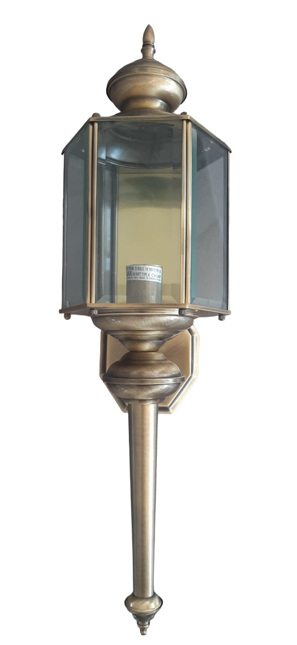 Farol de Aluminio Bronce color Bronce Florentino